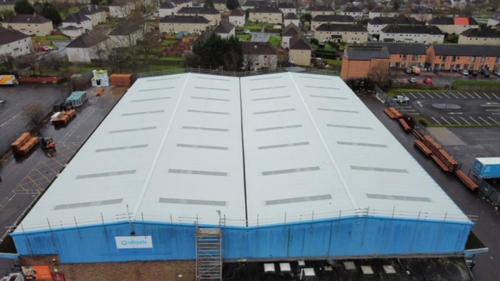 Completed Industrial Asbestos Roof Overlay